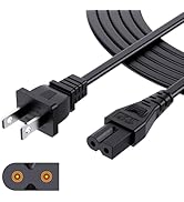 AC Power Cord for Vizio D/E/M Series TV, Vizio Sound Bar Polarized 2 Prong Power Supply Cable Rep...