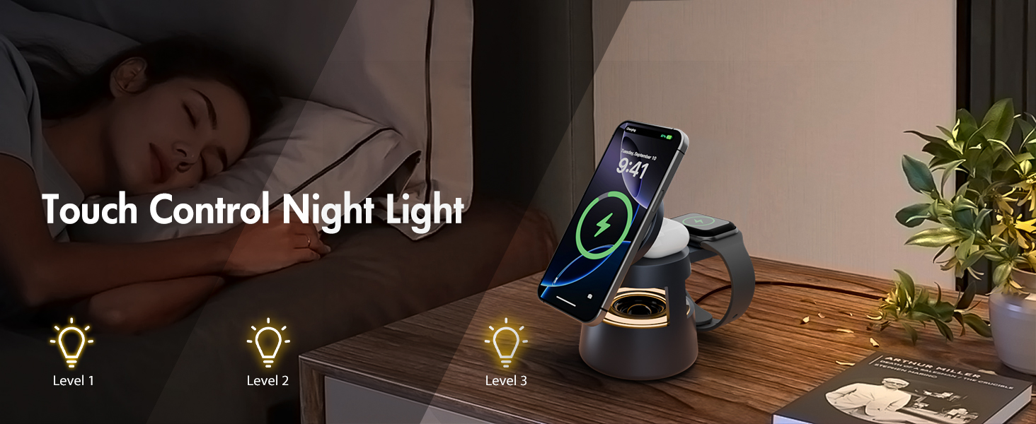 5 in 1 Magnetic Wireless Charger Bluetooth