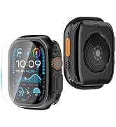 YIJDACASE [Metal Armor] Waterproof Case for Apple Watch Ultra 3/2/1 49mm, Military-Grade Shockpro...