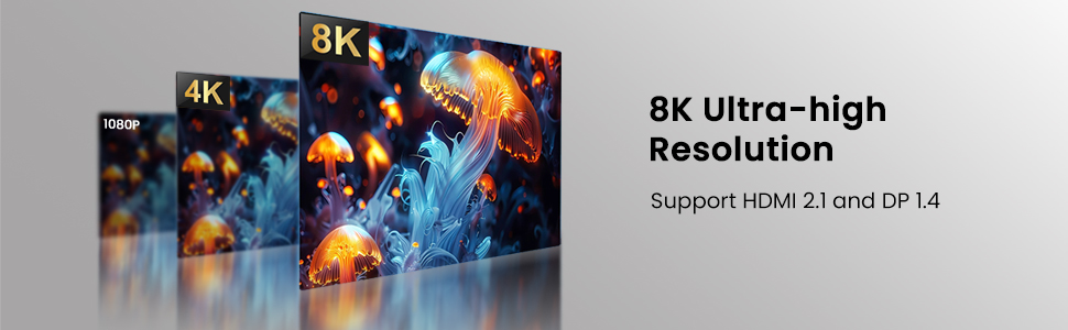 8K Ultra-high resolution