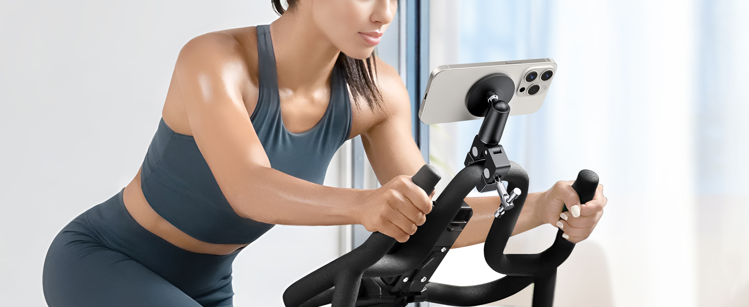 iPhone holder for Stationary Bike