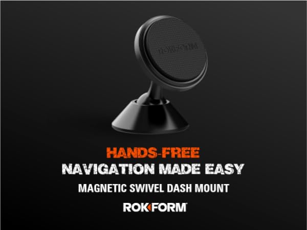 rokform car mount; magnetic holder iphone; galaxy; swivel dash; accessories; stand; lock; rockform