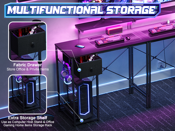 Computer Desk with Drawer and CUP Stand