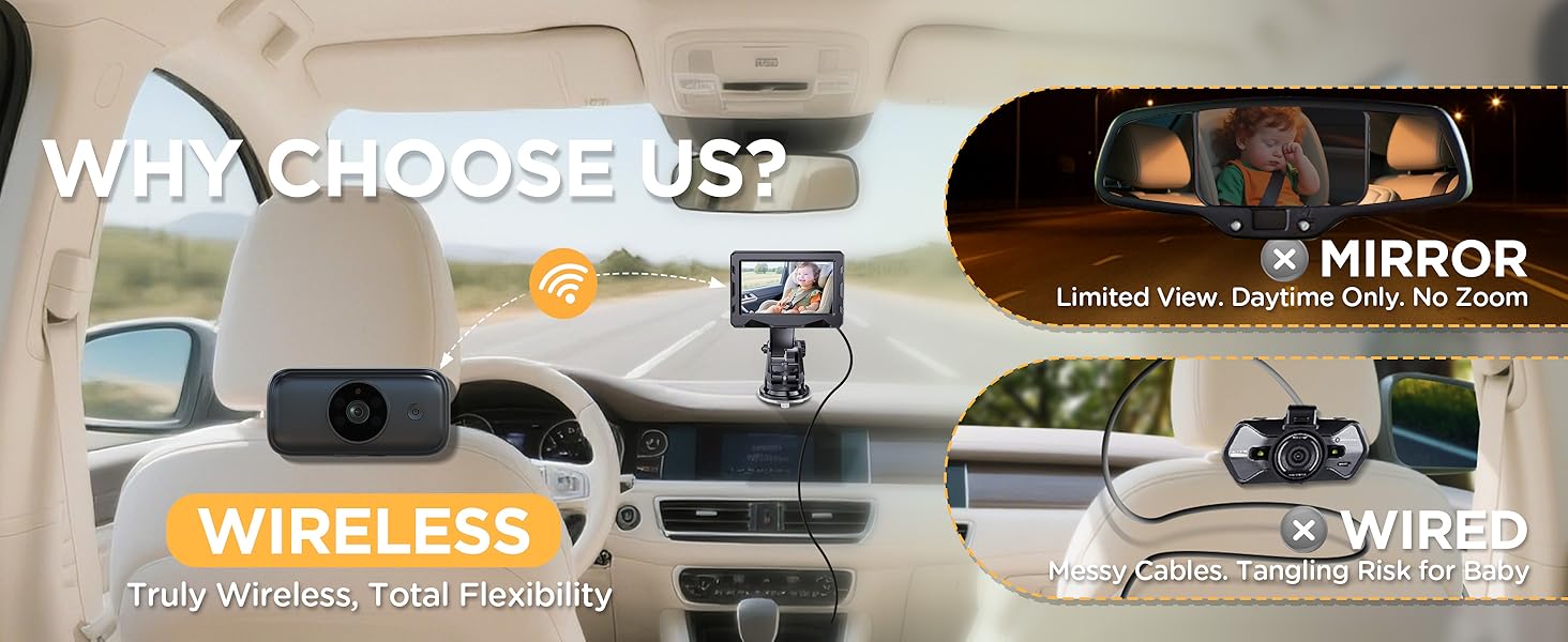 baby car monitor wireless