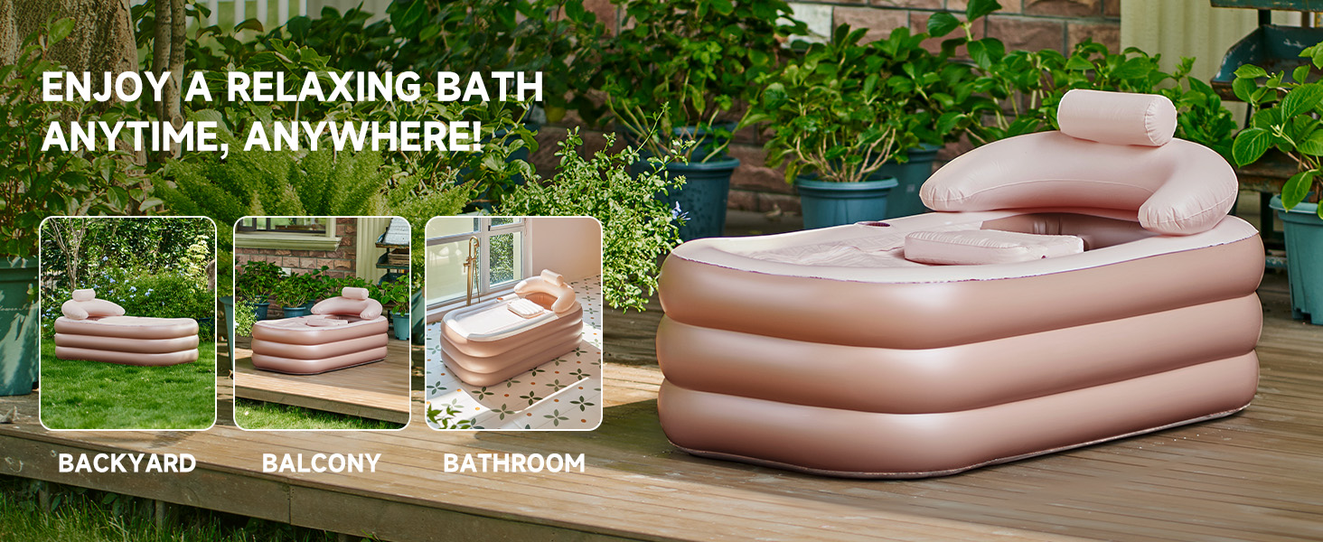 Portable Blow Up Bath Tub