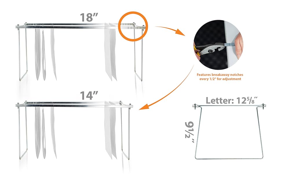 hanging folder frame