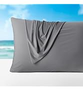 SLEEP ZONE Nanotex Cooling Pillowcases - 2 Pack, Silky Pillow Cases for Hair and Skin, Breathable...