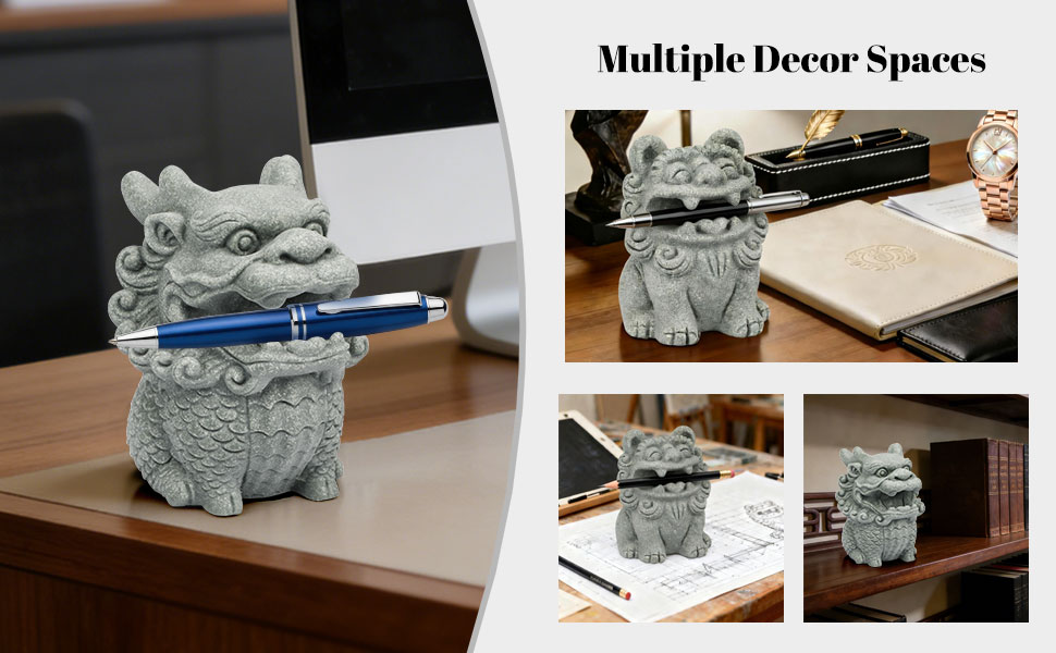 dragon home desk statue