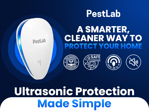 PestLab A SMARTER, CLEANER WAY TO PROTECT YOUR HOME Ultrasonic Protection