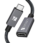 IVANKY USB C Extension Cable 3.3ft [100W, 20Gbps], USB-C 3.1 Gen 2 Male to Female 4K Video Cable,...
