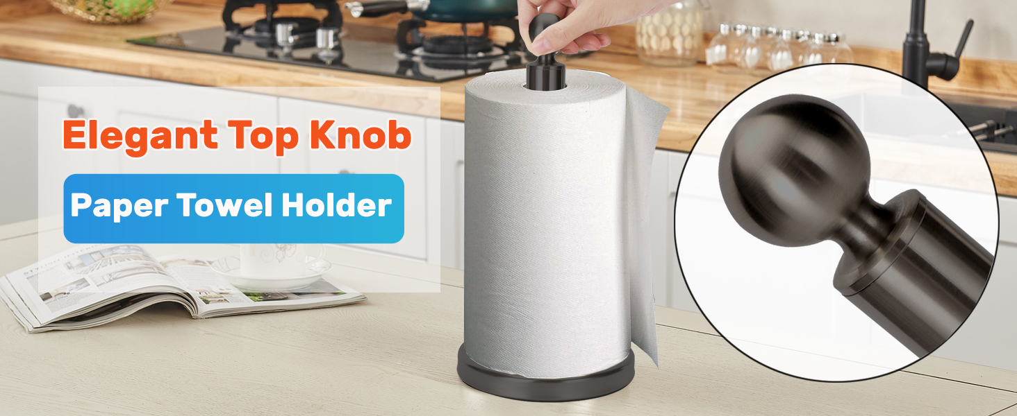 Black Paper Towel Holders
