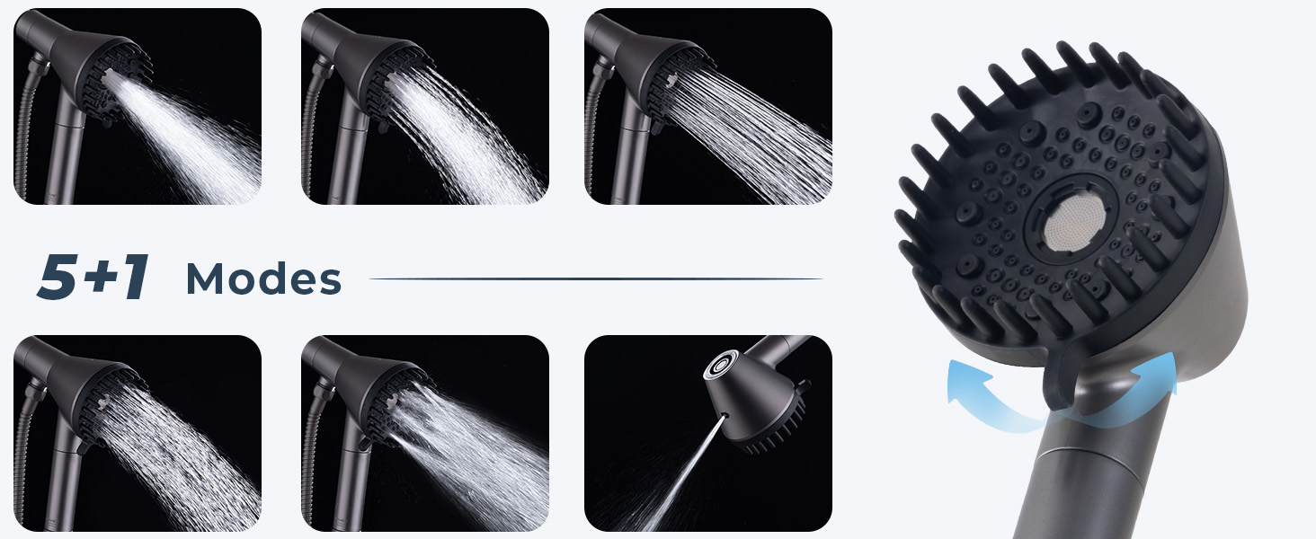 shower head with handheld
