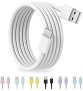 USB A to USB C Cable 5FT for iPhone 16 15, [Apple MFi Certified] USB C Cable Compatible with iPho...