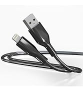 Bawanfa Chew Proof Lightning Cable 6.6FT MFi Certified, Metal Braided iPhone Charger 2.4A Fast Ch...