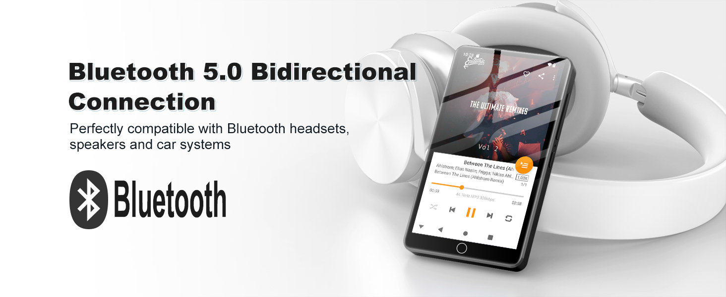 mp3 player with bluetooth and wifi