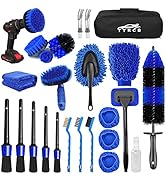 26Pcs Car Detailing Brush Set, Car Detailing Kit, Car Detailing Brushes, Car Cleaning Kit, Car Wi...