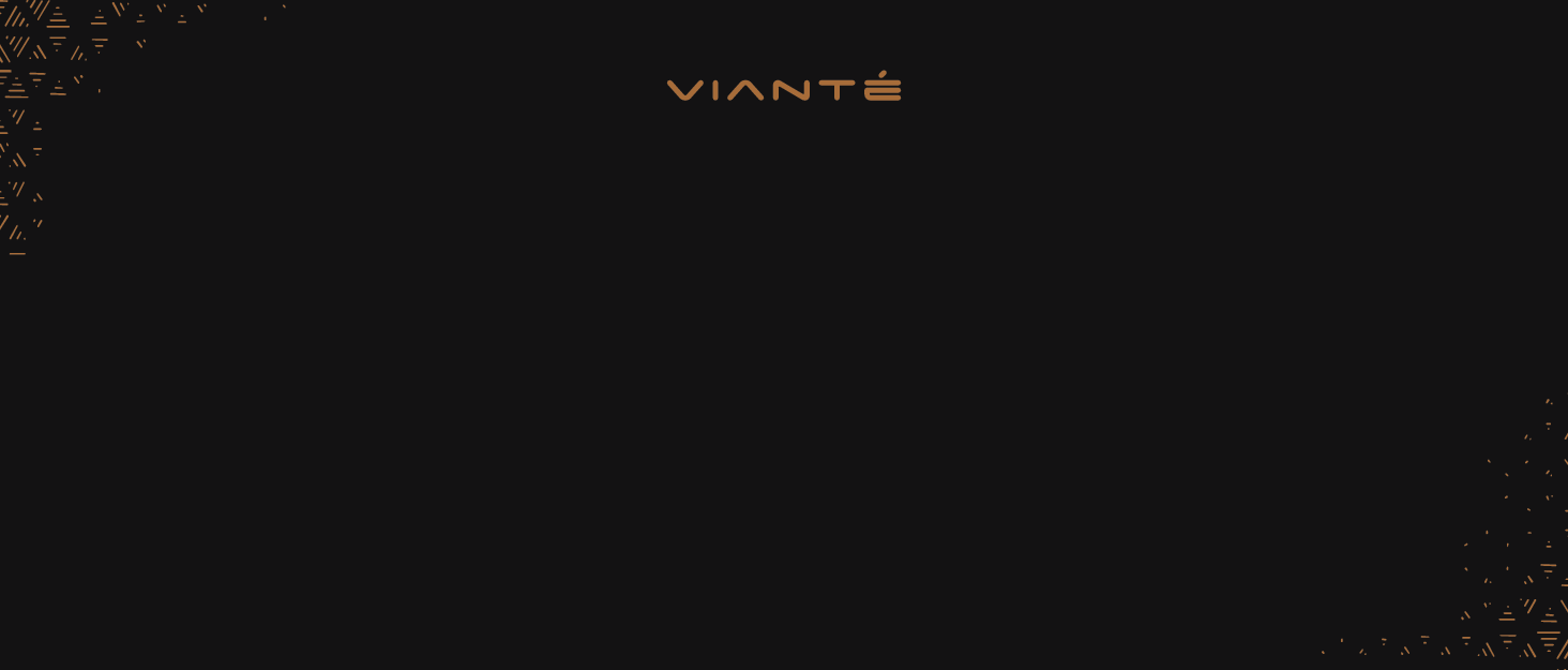 viante logo on black background