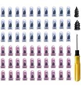 JiuruApex 60 PCS Tire Repair Rubber Nail, 2 Sizes Rubber Vacuum Seal Tire Screw Kit, Tire Repair ...