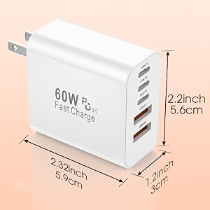 Size of our charger