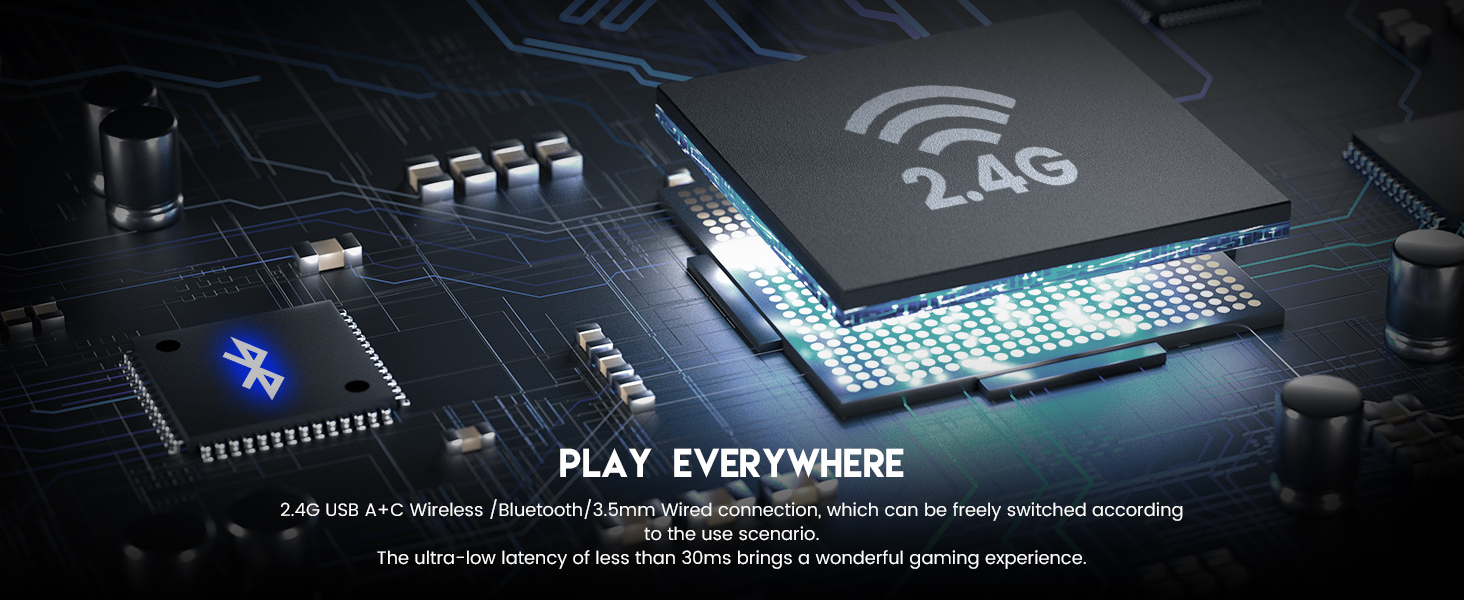 Wireless gaming headset