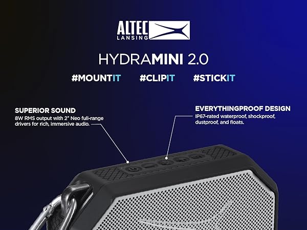  Altec Lansing HydraMini 2.0 EverythingProof 
