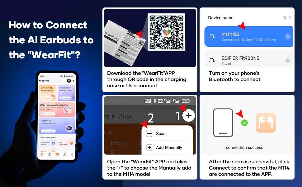 144 Language Translator Earbuds