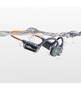 IHAO Swimming Headphones True Bone Conduction Open Ear Headset MP3 Player Built-in 32G Memory IP6...