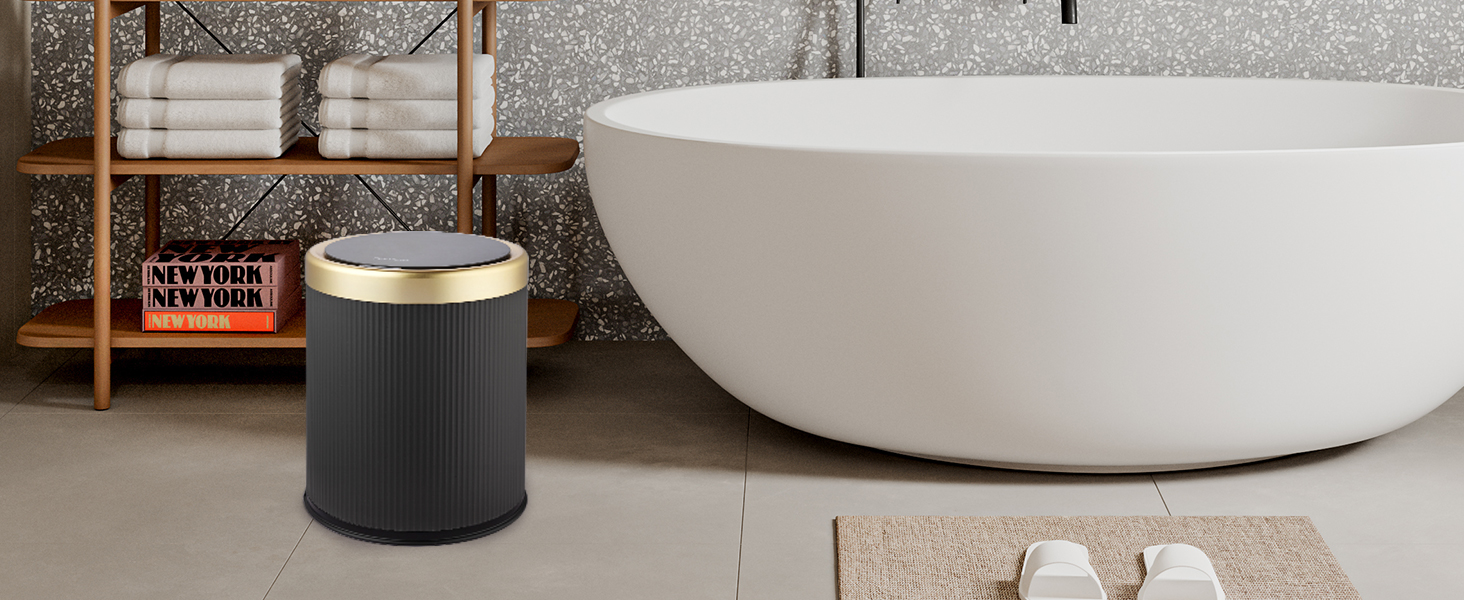 bathroom trash can