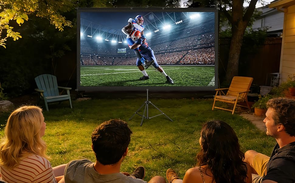 outdoor projector screen