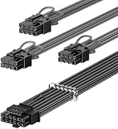 Fasgear 12VHPWR Cable 600W PCIe 5.0 16pin GPU Power Cable (12+4) Connector for RTX 3090Ti 4070ti ...