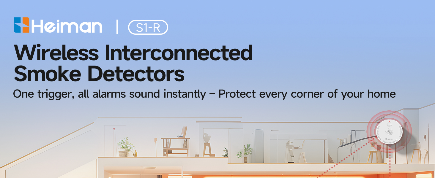 wireless interconnected smoke detectors