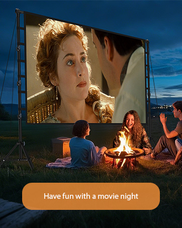 Outdoor Projector Screen 180 inch