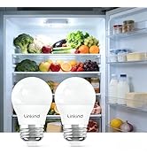 Linkind Led Refrigerator Light Bulbs, A15 Fridge Light Bulbs 40 Watts Equivalent Waterproof, 600L...