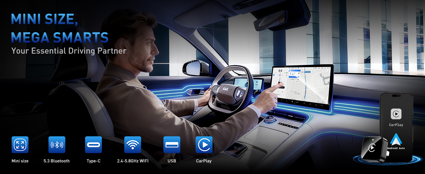MINI SIZE.MEGA SMARTS Your Essential Driving Partner