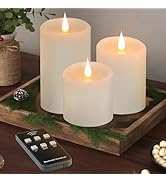 flameless pillar candles
