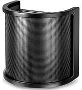Pop Filter,PEMOTech [Upgraded Three Layers] Metal Mesh &amp; Foam &amp; Etamine Layer Microphone Windscre...