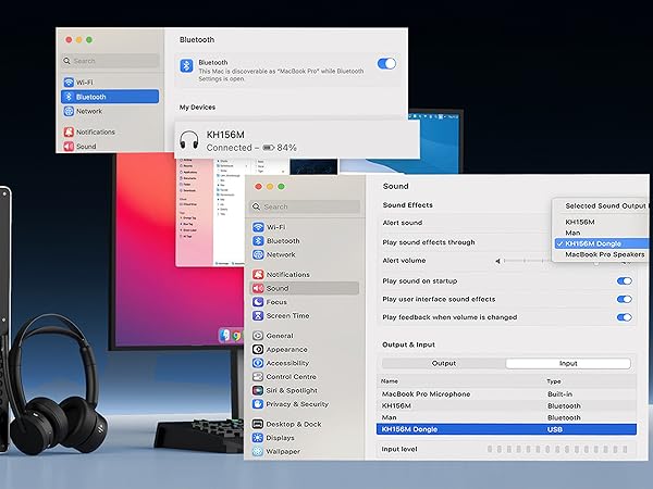 computer headset with microphone