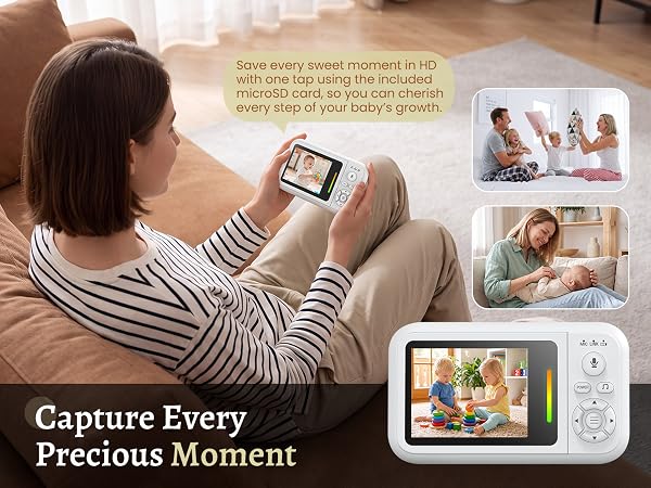 baby monitor with camera and audio