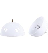 Aspen Creative 28004-15-2, Clip-on Dome Shade, having pull chain opening, for A-Type Bulb Indoor ...