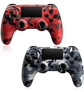 KDYGPDCT 2 Pack Wireless Controller for PS4,Dual-shock 4 Controller with 6-Axis Motion Sensor, Se...