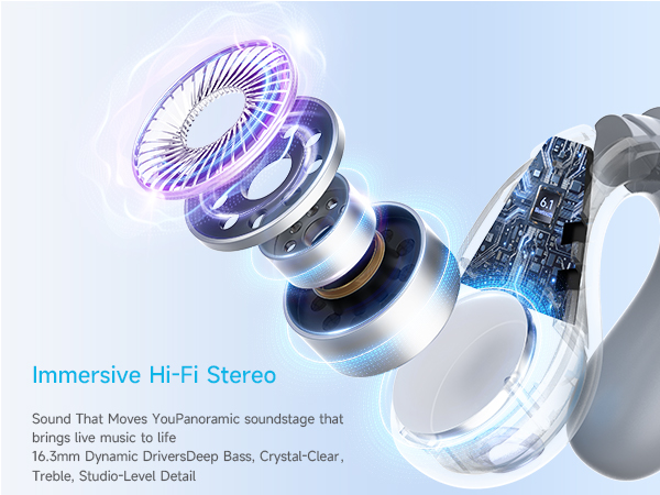 Stereo Sound Open Ear Earbuds