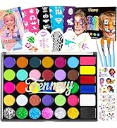 Face Painting Kit for Kids, 36 Colors XL Face Paint Makeup Palette, Non-Toxic and Hypoallergenic|...