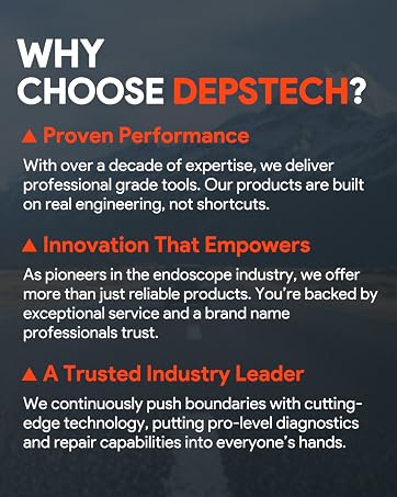 DEPSTECH Endoscope Borescope Camera with Light