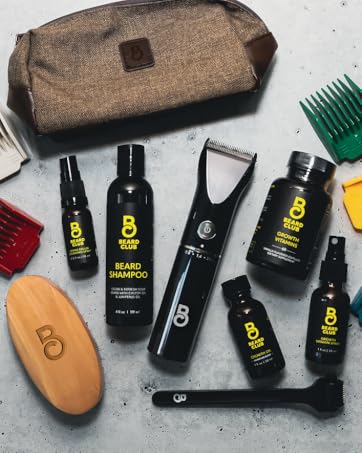 The Beard Club Beard Growth Kit for growing and maintaining a health beard