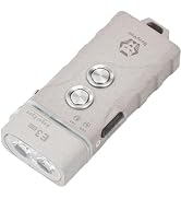RovyVon E3 Plus Pocket Flashlight Bright 700 Lumens USB C Rechargeable | Dual Power Battery Repla...