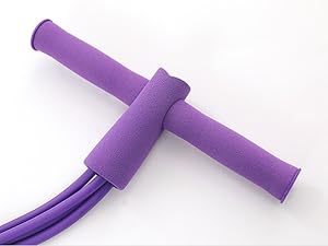 Fitness Resistance Bands-6 Tube Pedal Ankle Puller