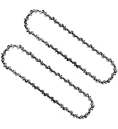 Opuladuo 2PC 10 inch Chainsaw Chain for Worx WG323 WG323.9 Chainsaw, 10" Replacement Chain for Wo...