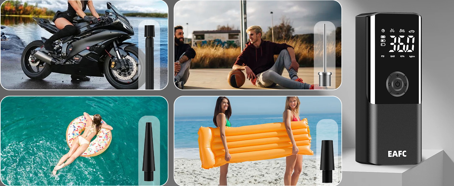 air tire pump for car portable