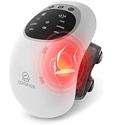 COMFIER Cordless Knee Massager with Heat and Red Light Therapy,Vibration,Heated Knee Brace Straps...