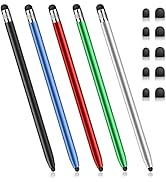 Stylus Pens for Touch Screens, 5 Pack Stylus Pen for iPad iPhone Android Chromebook Tablets and M...